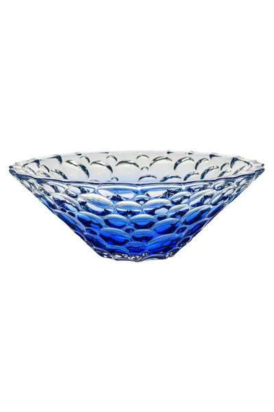 Bohemia Cristal Bohemia Crystal Fruit Bowl Lisboa Blue 300
