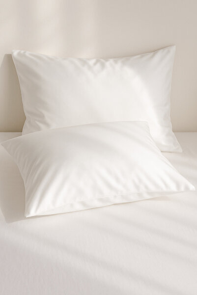 PureText |   Pureshine |   100% Satin Woven 2-Piece Pillowcase Set |   50X70Cm |   White |