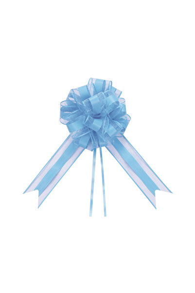 Mirific Party Set de 10 fundițe cadou albastre, 180×6,4 cm