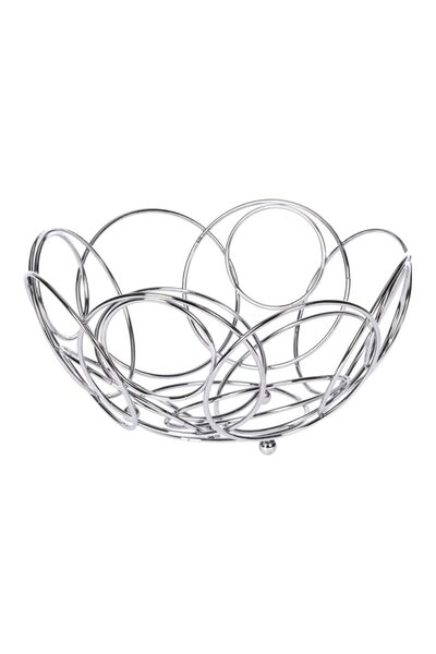 Koopman Wire Fruit Bowl 26.5 cm Chrome