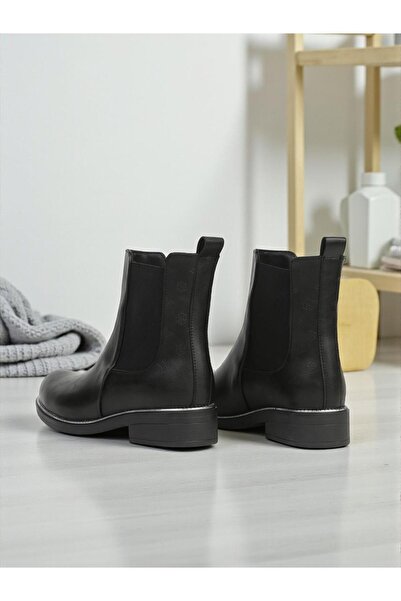 Pierre Cardin 55086 Black Full Orthopedic Daily Women's Boots