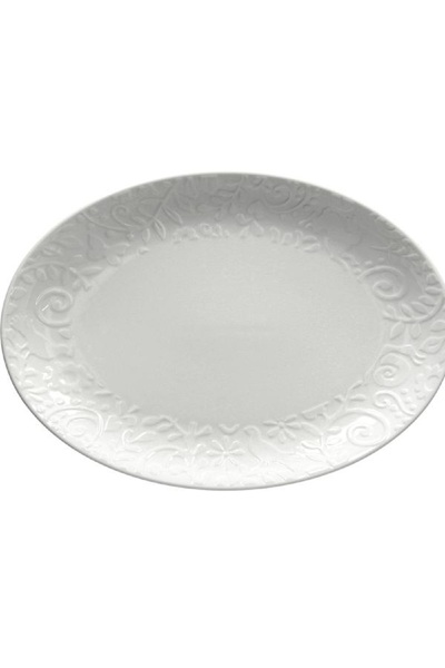Andrea Fontebasso Oval Platter Etoile, Bone China, 31 cm, White