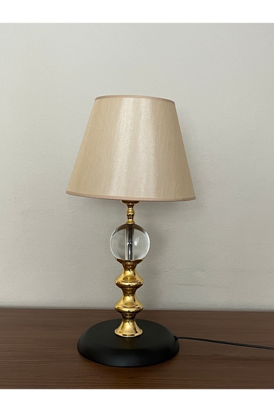 asellus Aurora Series Luxury Modern Lampshade – Crystal Table Lamp with Gold Detail