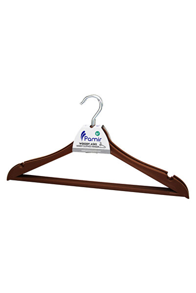 Go İthalat 3 قطع من علاقات الملابس البلاستيكية ذات الرأس المعدني (5250)