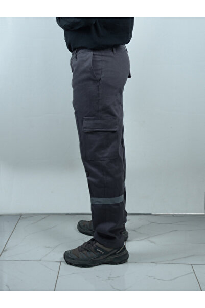 By Okat 7/7 Gabardine Reflective Work Pants - Durable Comfortable Workwear