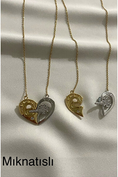 stainless steell Magnetic heart-shaped stainless steel necklace