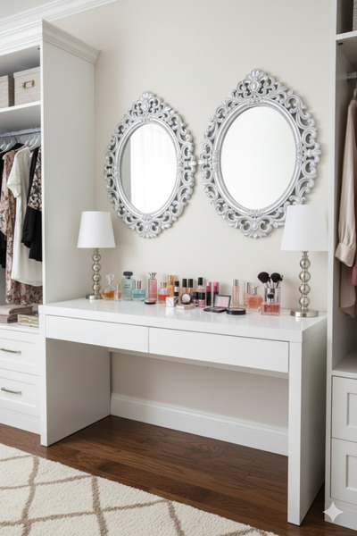 Generic Elegant mirror set with a luxurious frame, adding a touch of sophistication to any space. 72 x 57 cm