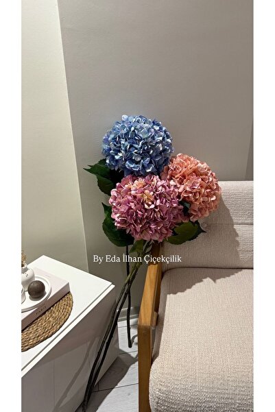 BY EDA İLHAN ÇİÇEKÇİLİK YAPAY Jumbo Boy Dev Islak Ortanca