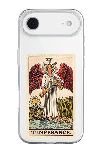 shoptocase حافظة هاتف من السيليكون الشفاف بنمط تاروت متوافقة مع هاتف iPhone 1...