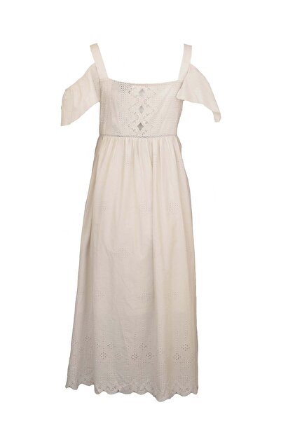 ONLY Angelica Beige Dress - XL, Beige, 100% cotton