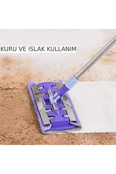 CİYESKA Mandallı Yer Mopu-Mikrofiber Bezli-Fayans-Duvar Yüzey Temizlik (1 Ade...