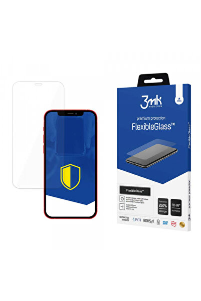 Apple Προστατευτικό οθόνης 3MK FlexibleGlass για iPhone 12 / 12 Pro, Εύκαμπτο...