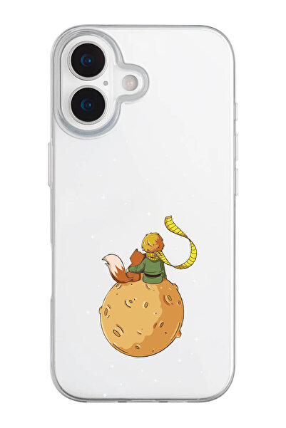 shoptocase iPhone 17 Compatible Little Prince-2 Patterned Transparent Silicon...