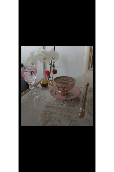 innossa pleksi dekorasyon Matte Gold Brass Plated Pipe Handle Single Person Presentation Tray