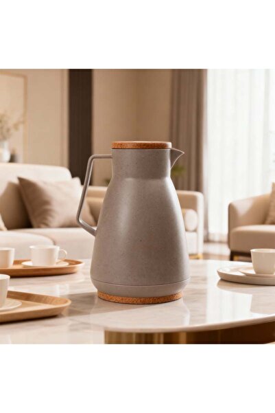 Generic Helz 1L Coffee & Tea Thermos, Two-Tone Design