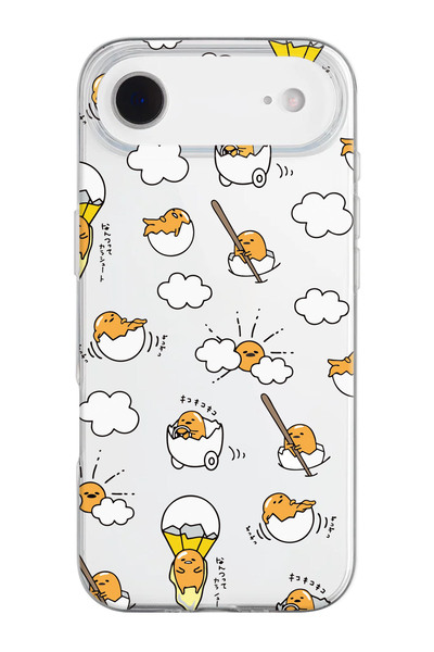 shoptocase حافظة هاتف من السيليكون الشفاف بنمط Egg Yummy متوافقة مع هاتف iPho...