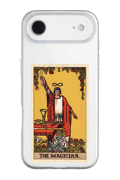 shoptocase حافظة هاتف من السيليكون الشفاف بنمط The Magician Tarot متوافقة مع ...