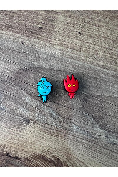 Crocs Jibbitz Terlik Süsü 2 Adet Ateş ve su set