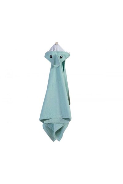 Nef Nef Homeware Nef-Nef Baby Shark Hooded Bath Towel 70×120 cm Blue