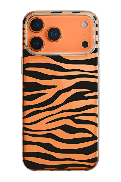 shoptocase حافظة هاتف من السيليكون الشفاف بنمط زيبرا-2 متوافقة مع هاتف iPhone...