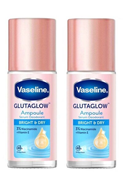Vaseline GlutaGlow Bright & Dry Ampoule Serum Deodorant 45ml Pack of 2