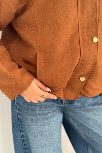 Noa Noa Γυναικείο παλτό με φερμουάρ και χρυσά κουμπιά – Στυλ με διάσταση