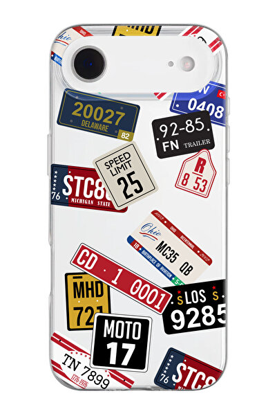 shoptocase حافظة هاتف من السيليكون الشفاف بنمط تذاكر متوافقة مع هاتف iPhone 1...