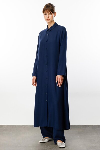 Micca NOUVO İpekçe Doku Kap / Elbise-Laci