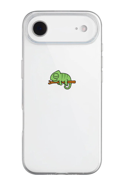 shoptocase حافظة هاتف من السيليكون الشفاف بنمط الحرباء متوافقة مع هاتف iPhone...