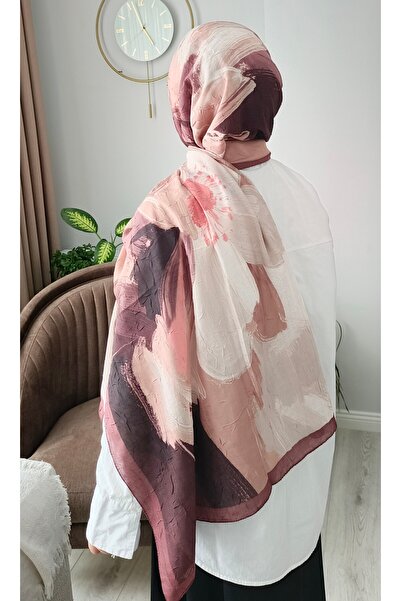 Diella Desenli Bambu Kraş Şal (Soft Renkler)
