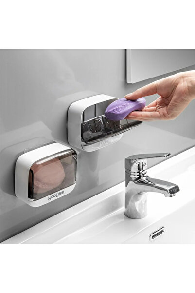 TTT وعاء صابون بغطاء مزدوج