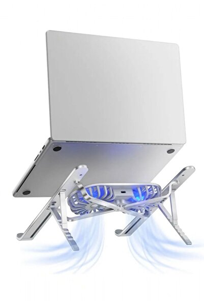 Axe Tools Çift Fanlı Alüminyum Notebook Soğutucu Stand | Taşınabilir, Dayanıklı