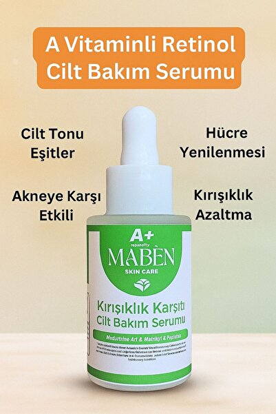 m maben skin care Maben Skin Care A Vitaminli Retinol Cilt Bakım Serumu 30ml