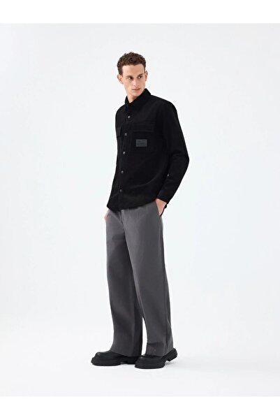 Loft Ανδρικό πουκάμισο βελούδο LF2040592