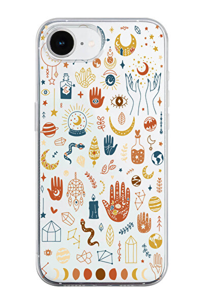 shoptocase Meditation Pattern Clear Silicone Phone Case Compatible with iPhon...