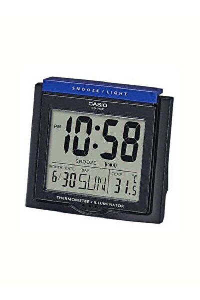 Casio Digital Table Clock Black