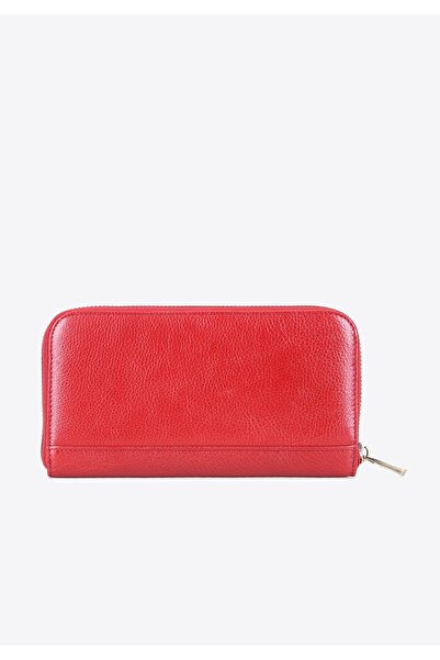 Wittchen Women's Retro Leather Wallet Red Genuine Leather