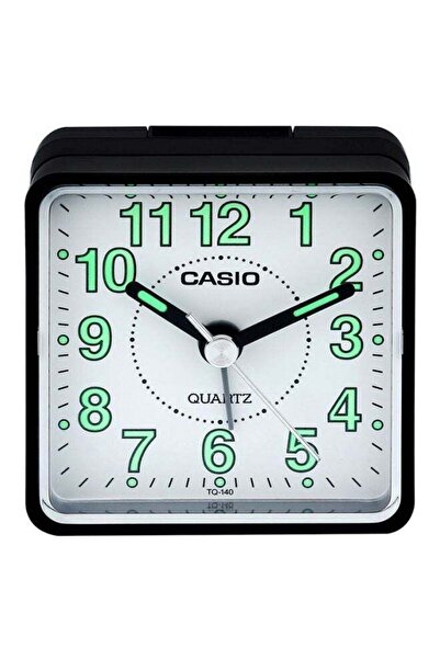 Casio Analog Alarm Clock White/Black 5.7 x 5.7 x 3.3cm