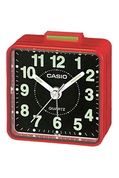 Casio Analog Alarm Table Clock Red/Black 5.7x 5.7x3.3cm