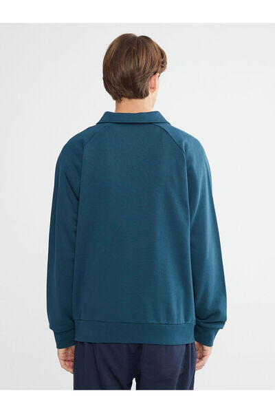 LC Waikiki Ανδρικό χοντρό φούτερ με γιακά πόλο