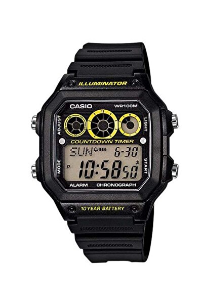Casio Men's Water Resistant Digital Watch AE-13000WH-1A