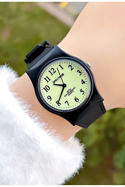 Weluxa 3 Atm Water Resistant Women Teen Girls Wristwatch with Phosphorescent Dial Silicone Band