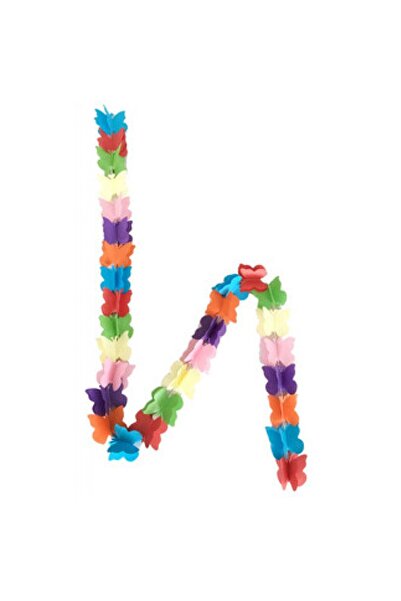 Hayaller Dükkanı Ornamental Hanging Butterfly Mod 1.6Mt Mixed Colors Pk:1-