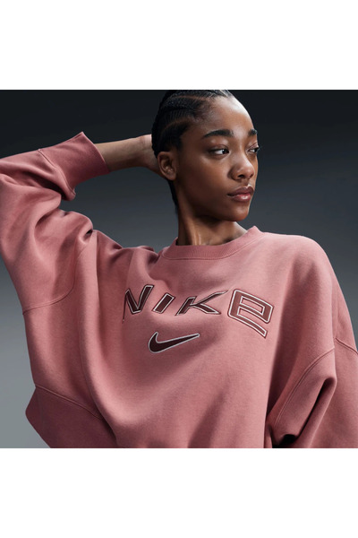 Nike Phoenix fleece oos logo crew women's sweatshirt