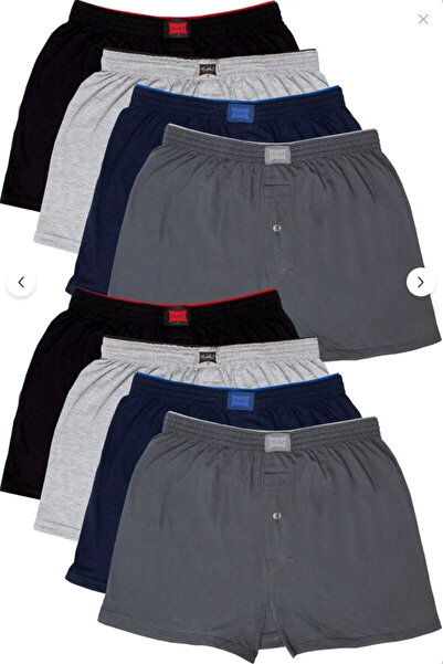 Genel Markalar 6 LI ADET Erkek Penye Havlu Bel Boxer Siyah, Lacivert Ve Füme ...