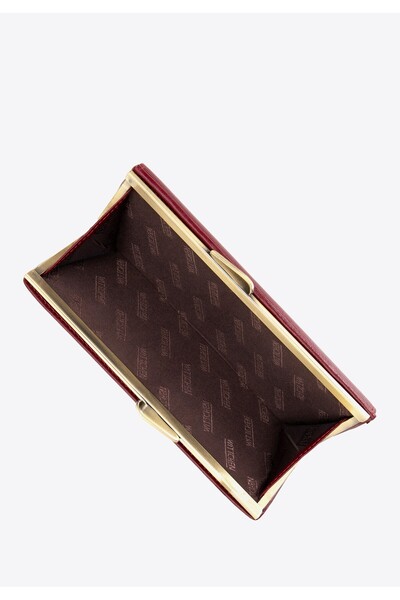 Wittchen Women's leather wallet with space for a registration card, red