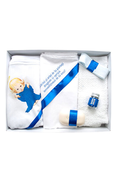 Inovius Trusou Botez, 6 Piese cu Text Imprimat "Radacini si aripi", Albastru,...