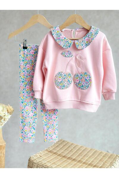Pinkitokids Peter Pan collar Floral Girl's Set