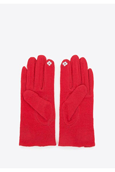 Wittchen Women's Wool Gloves for Smartphone Red Polyester