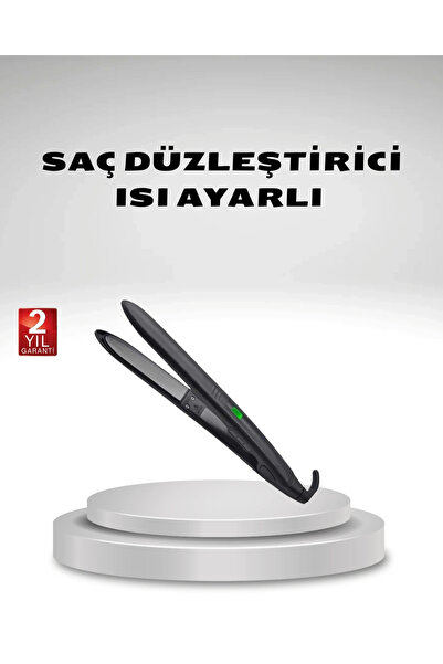 shopwave مكواة فرد الشعر مع إمكانية ضبط درجة الحرارة، لوح من السيراميك والتيت...